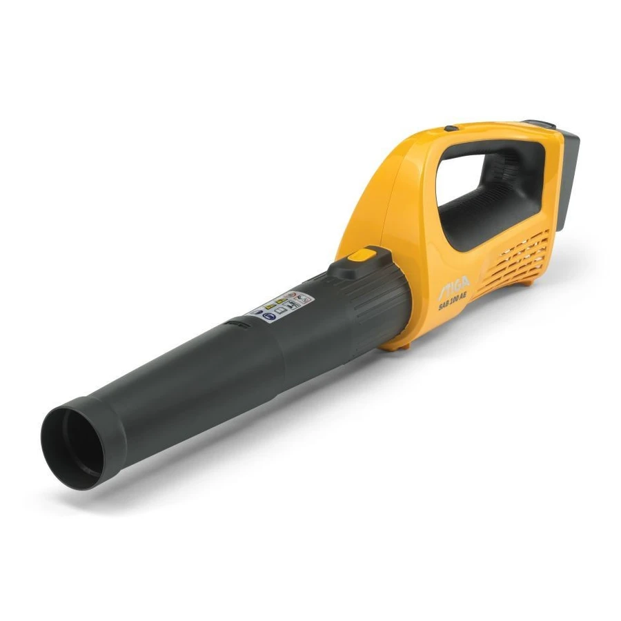 מפוח עלים נטען סטיגה BL 100e + סוללה 2 אמפר ומטען סטיגה