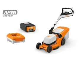 סט מכסחת דשא נטענת RMA 448.3 PV  מקצועית AP SYSTEM