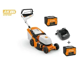 סט מכסחת דשא AK SYSTEM נטענת RMA 448.3 VC