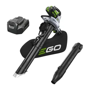 מפוח  שואב עלים גורס Brushless 56V נטען 3 ב-1  עם שק איסוף  סוללה 5.0Ah  מטען EGO